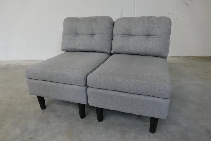 6x Modulares Sofa ohne Armlehnen